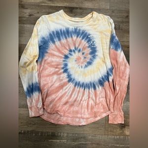 Hollister tie-dye long sleeve shirt